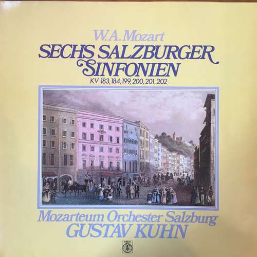 Bild W.A. Mozart*, Mozarteum Orchester Salzburg*, Gustav Kuhn - Sechs Salzburger Sinfonien KV 183, 184, 199, 200, 201, 202 (2xLP) Schallplatten Ankauf