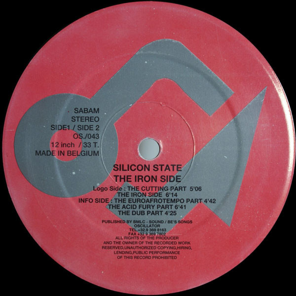 Cover Silicon State - The Iron Side (12) Schallplatten Ankauf
