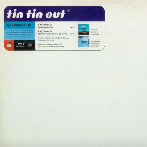 Cover Tin Tin Out - All I Wanna Do (12) Schallplatten Ankauf