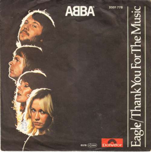 Cover ABBA - Eagle / Thank You For The Music (7, Single, Pap) Schallplatten Ankauf