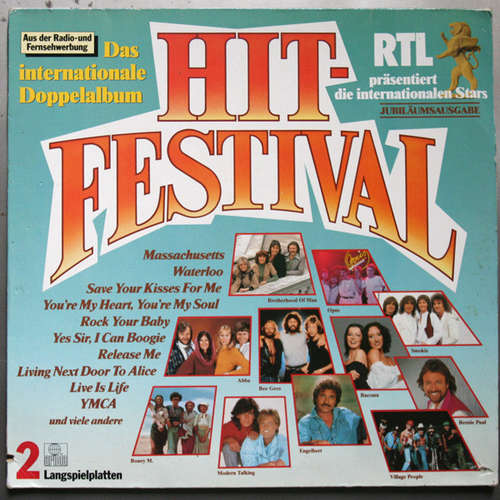 Cover Various - Hit Festival - RTL Präsentiert Die Internationalen Stars (2xLP, Comp) Schallplatten Ankauf