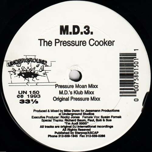 Cover M.D.3.* - The Pressure Cooker / Use Me Up (12) Schallplatten Ankauf