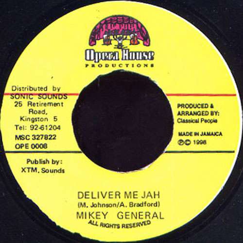 Cover Mikey General - Deliver Me Jah (7) Schallplatten Ankauf