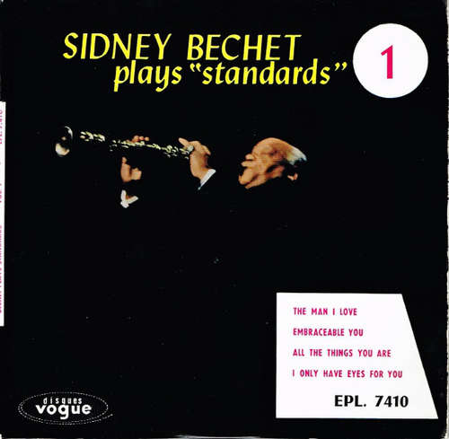 Cover Sidney Bechet avec Martial Solal - Plays Standards 1 (7, EP) Schallplatten Ankauf