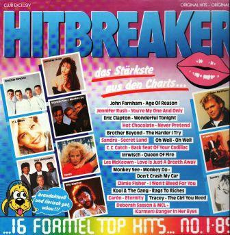 Cover Various - Hitbreaker 1/89 - 16 Formel Top Hits (LP, Comp) Schallplatten Ankauf