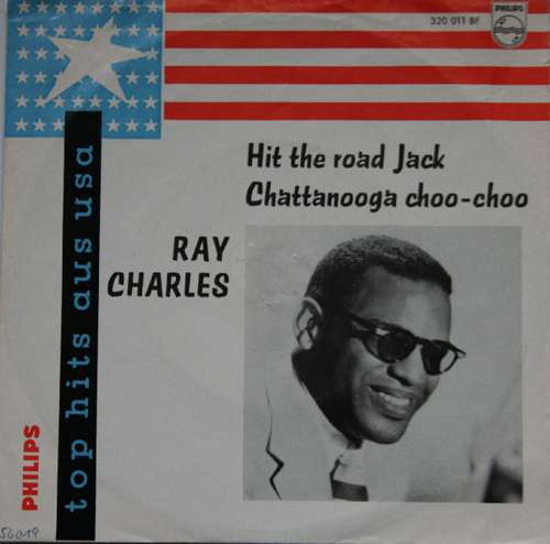Cover Ray Charles - Hit The Road Jack / Chattanooga Choo-Choo (7, Single) Schallplatten Ankauf