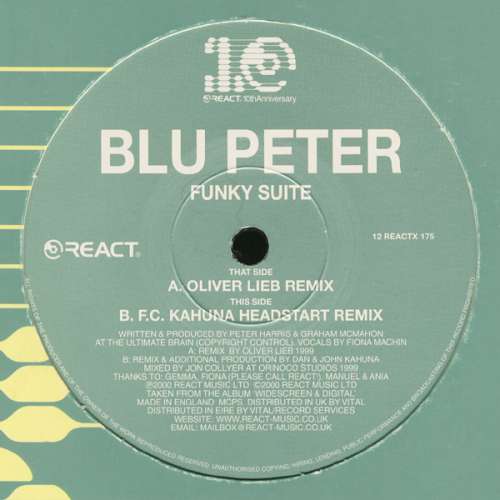 Cover Blu Peter - Funky Suite (12) Schallplatten Ankauf