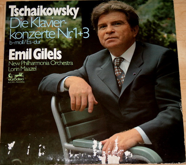 Cover Tschaikowsky*, Emil Gilels, New Philharmonia Orchestra, Lorin Maazel - Die Klavierkonzerte Nr.1+3 (LP, Club, RE) Schallplatten Ankauf