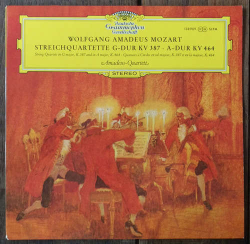 Cover Wolfgang Amadeus Mozart - Stgreichquartette G-Dur Kv 387 Und A-Dur Kv 464 (LP) Schallplatten Ankauf