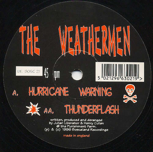 Cover The Weathermen* - Hurricane Warning / Thunderflash (12) Schallplatten Ankauf