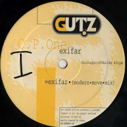 Cover C.P. One - Exifar (12) Schallplatten Ankauf