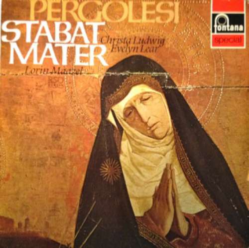 Cover Pergolesi*, Christa Ludwig, Evelyn Lear, Lorin Maazel, RSO Berlin* - Stabat Mater (LP) Schallplatten Ankauf