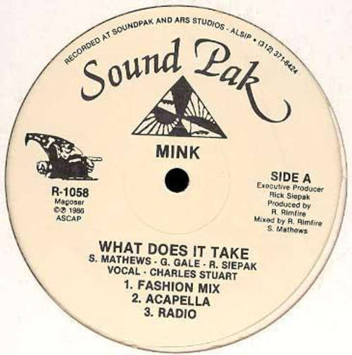 Cover Mink - What Does It Take (12) Schallplatten Ankauf