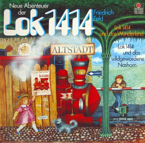 Cover Friedrich Feld - Neue Abenteuer Der Lok 1414 (LP) Schallplatten Ankauf