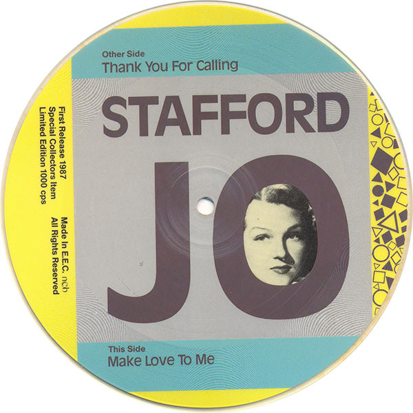 Cover Jo Stafford - Thank You For Calling (7, Ltd, Pic) Schallplatten Ankauf