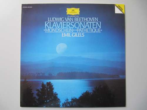 Cover Beethoven* – Emil Gilels - Sonaten - »Pathétique«·»Mondschein/Moonlight« (LP, Club, Dig) Schallplatten Ankauf