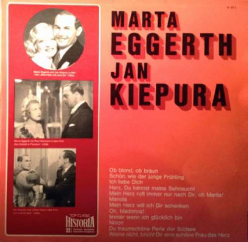 Cover Marta Eggerth ,  Jan Kiepura - Marta Eggerth, Jan Kiepura (LP, Comp) Schallplatten Ankauf