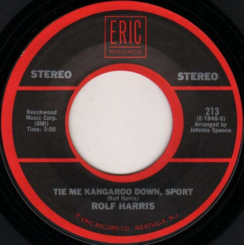 Cover Rolf Harris - Tie Me Kangaroo Down, Sport / Two Little Boys (7, Mono) Schallplatten Ankauf