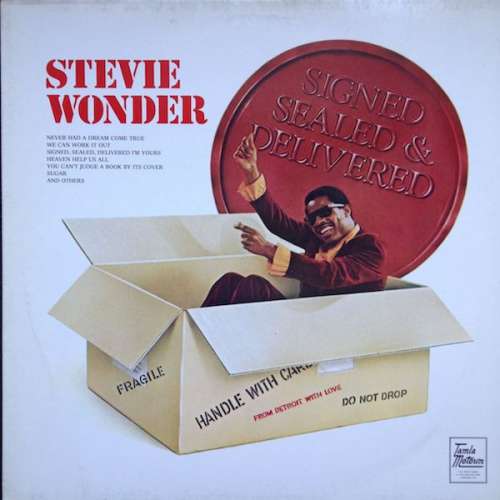 Cover Stevie Wonder - Signed Sealed & Delivered (LP, Album, RE) Schallplatten Ankauf