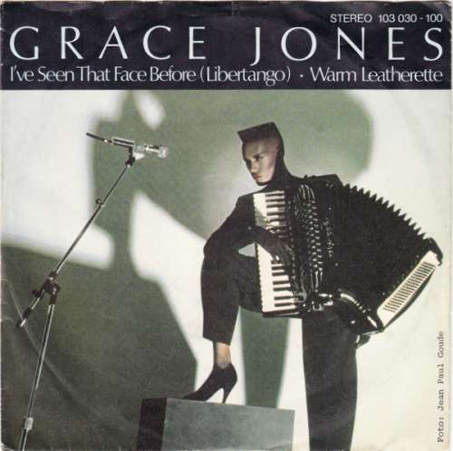 Cover Grace Jones - I've Seen That Face Before (Libertango) / Warm Leatherette (7, Single) Schallplatten Ankauf