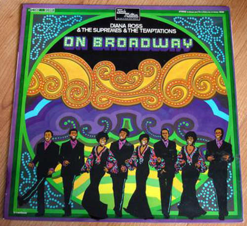 Cover Diana Ross And The Supremes & The Temptations - On Broadway (LP, Album) Schallplatten Ankauf