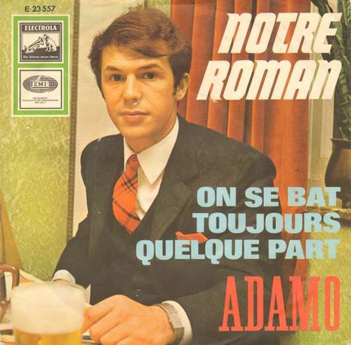 Cover Adamo - Notre Roman (7, Single) Schallplatten Ankauf