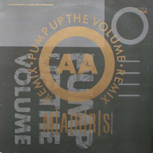Cover M|A|R|R|S - Pump Up The Volume (Remix) (12, Single) Schallplatten Ankauf