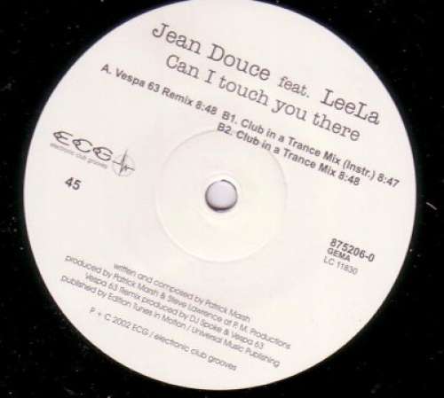 Cover zu Jean Douce - Can I Touch You There (12) Schallplatten Ankauf