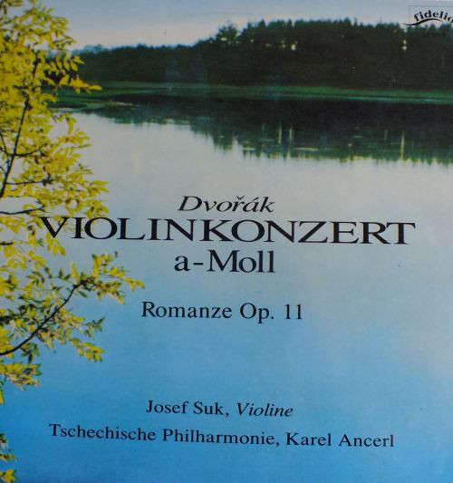 Cover Antonín Dvořák - Josef Suk, Tschechische Philharmonie*, Karel Ančerl - Violinkonzert A-moll - Romanze Op. 11 (LP, Album) Schallplatten Ankauf
