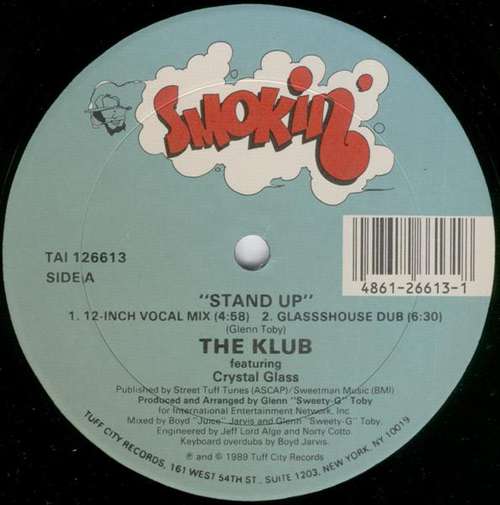 Cover The Klub Featuring Crystal Glass - Stand Up (12) Schallplatten Ankauf