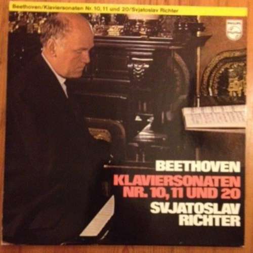 Cover Sviatoslav Richter, Beethoven* - Klaviersonaten Nr. 10, 11 Und 20 (LP, RE) Schallplatten Ankauf