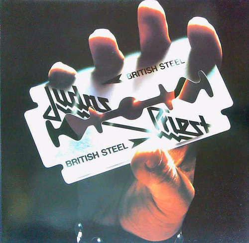 Cover Judas Priest - British Steel (LP, Album, RE, Red) Schallplatten Ankauf