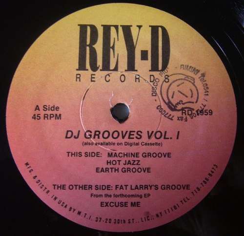 Cover DJ Grooves Vol. 1 Schallplatten Ankauf