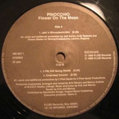 Cover Flower On The Moon Schallplatten Ankauf