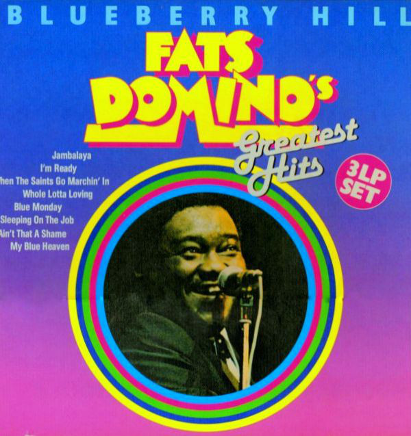 Cover Fats Domino - Blueberry Hill - Greatest Hits (3xLP, Comp + Box) Schallplatten Ankauf