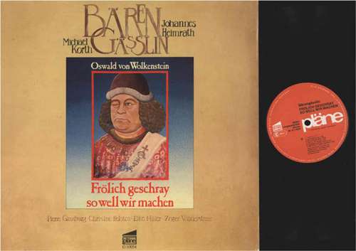 Cover Bärengässlin* - Frölich Geschray So Well Wir Machen (LP, Album) Schallplatten Ankauf