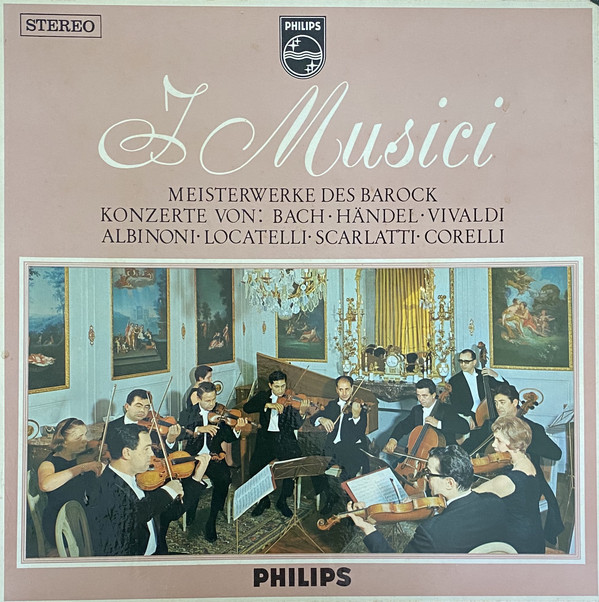 Cover I Musici - Bach*, Händel*, Vivaldi*, Albinoni*, Locatelli*, Scarlatti*, Corelli* - Meisterwerke Des Barock (4xLP, Comp + Box) Schallplatten Ankauf