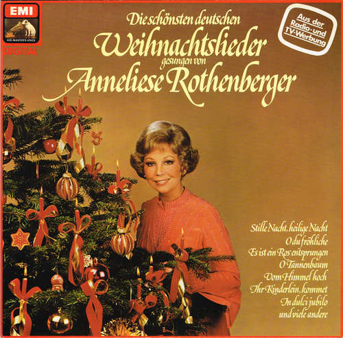 Cover Anneliese Rothenberger - Die Schönsten Deutschen Weihnachtslieder (LP, Album) Schallplatten Ankauf