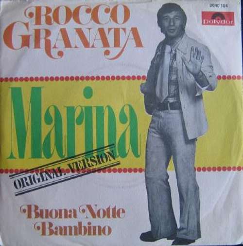Cover Rocco Granata - Marina / Buona Notte Bambino (7, Single, RE) Schallplatten Ankauf