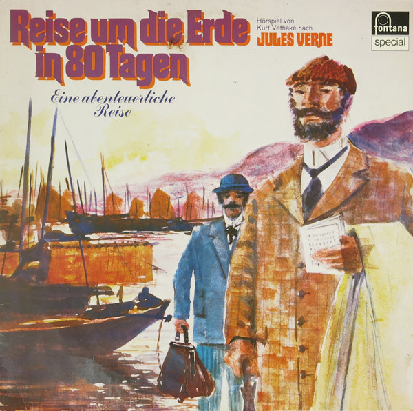 Cover Jules Verne (3) - Reise Um Die Erde In 80 Tagen (LP, RE) Schallplatten Ankauf