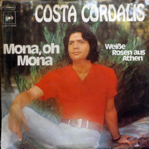 Cover Costa Cordalis - Mona, Oh Mona (7, Single) Schallplatten Ankauf
