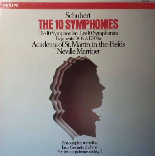 Cover Schubert* / Academy Of St. Martin-in-the-Fields*, Neville Marriner* - The 10 Symphonies (7xLP + Box) Schallplatten Ankauf