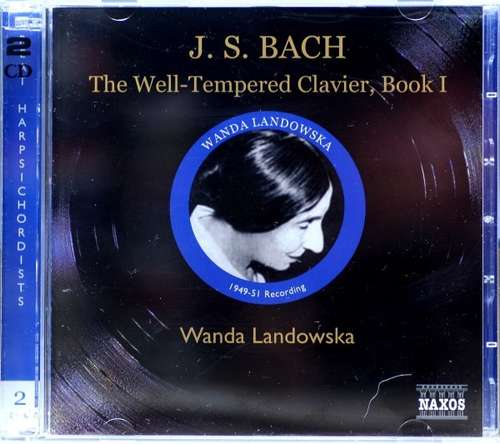 Cover J.S. Bach*, Wanda Landowska - The Well-Tempered Clavier, Book I  (2xCD, RE) Schallplatten Ankauf