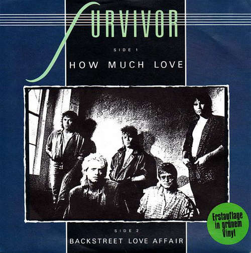 Cover Survivor - How Much Love (7, Single, Gre) Schallplatten Ankauf
