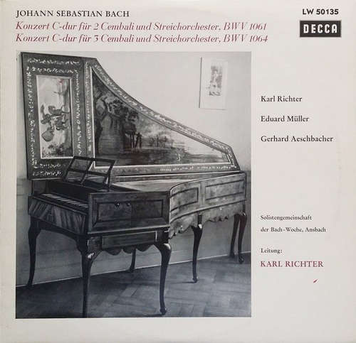 Cover Johann Sebastian Bach - Bwv 1061 - Bwv 1064 (10) Schallplatten Ankauf