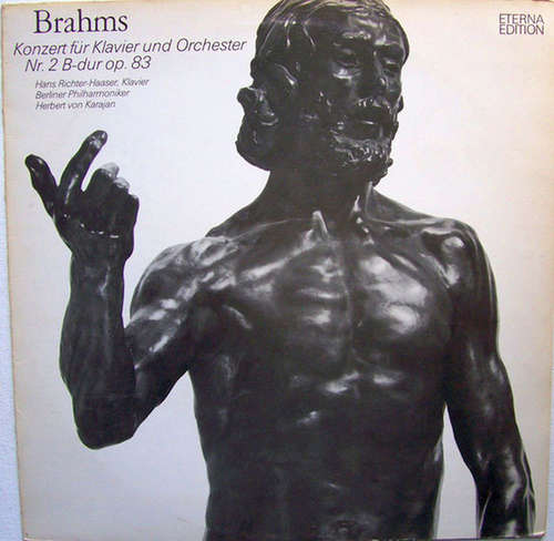 Cover Brahms*, Hans Richter-Haaser, Herbert Von Karajan, Berliner Philharmoniker - Konzert Für Klavier Und Orchester Nr. 2 B-dur Op. 83 (LP) Schallplatten Ankauf