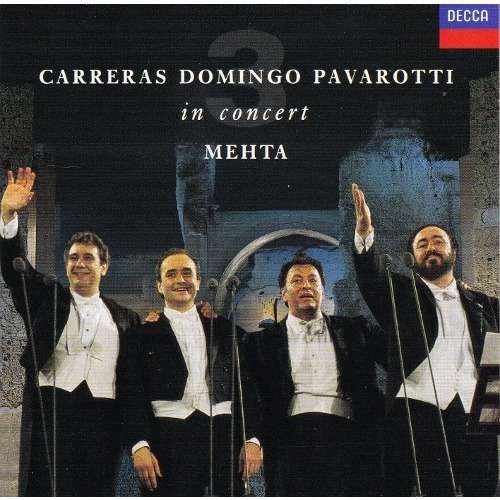Cover Carreras*, Domingo*, Pavarotti*, Mehta* - In Concert (LP, Album) Schallplatten Ankauf
