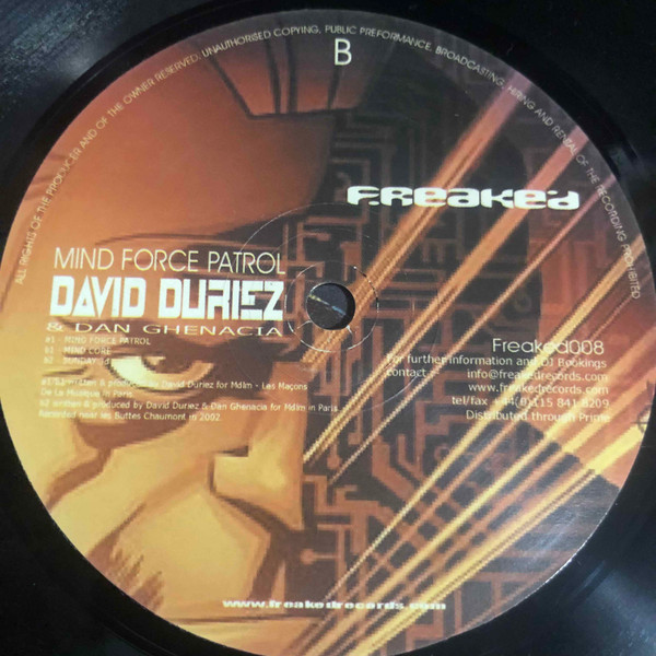 Cover Dan Ghenacia & David Duriez - Mind Force Patrol (12) Schallplatten Ankauf