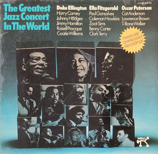 Cover Various - The Greatest Jazz Concert In The World (4xLP, Album) Schallplatten Ankauf