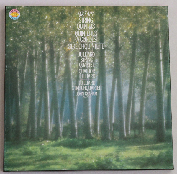 Cover Mozart* - The Juilliard Quartet*, John Graham (2) - String Quintets - Quintettes A Cordes - Streichquintette (3xLP, Album + Box) Schallplatten Ankauf